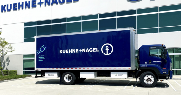 Kühne Nagel electric Truck