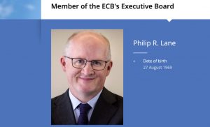 ECB Executive Board Member Philip R. Lane