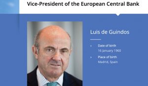 ECB Vice-President Luis de Guindos