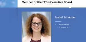 ECB's Isabel Schnabel