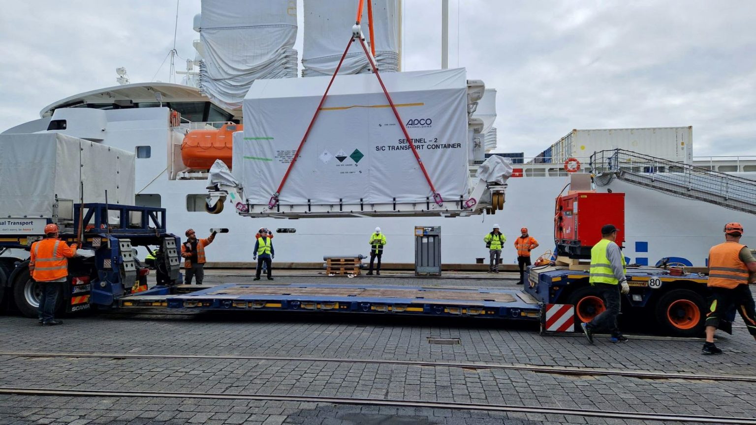 Copernicus Sentinel-2C before loading into its container