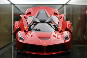 a red sports car