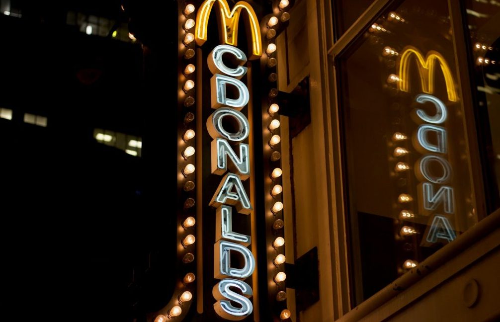 Photo by Joshua Austin McDonalds neon light signage