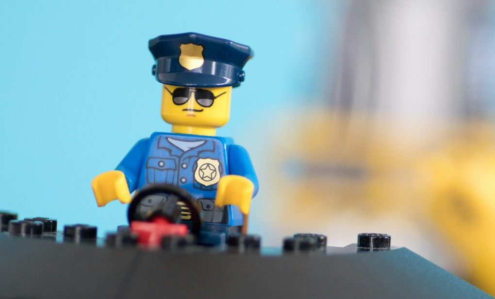 Photo by Michael Bader Lego Policeman toy